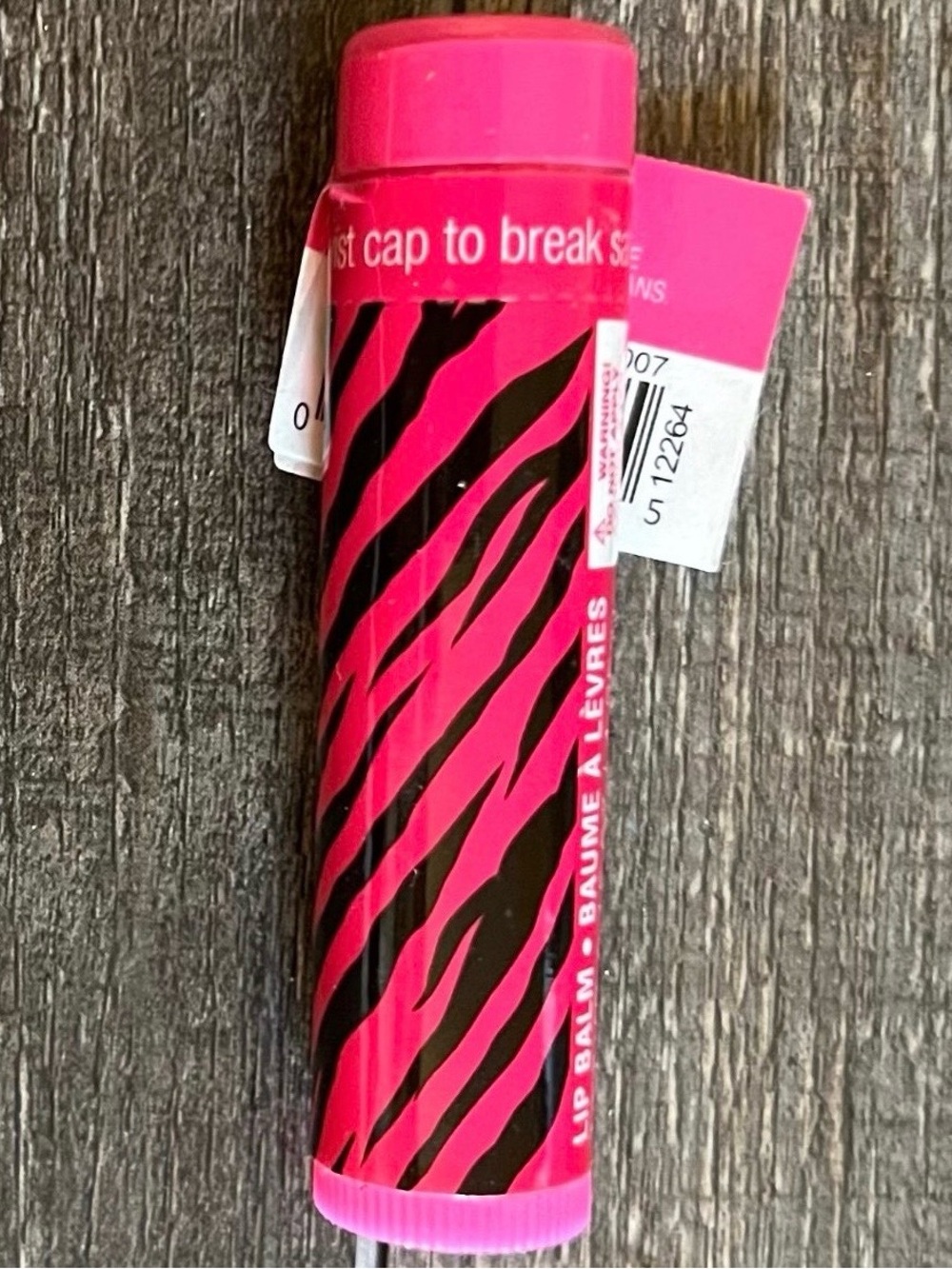 💞 New Pink Zebra Lip Balm